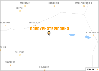 map of Novoyekaterinovka