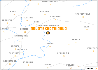 map of Novoye Khotmirovo
