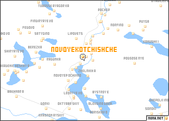 map of Novoye-Kotchishche