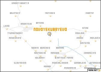 map of Novoye Kubayevo