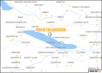 map of Novoye Kuprino