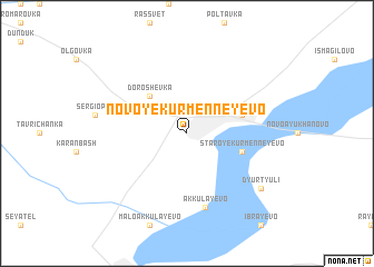 map of Novoye Kurmenneyevo