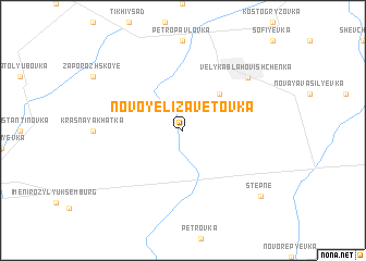 map of Novo-Yelizavetovka