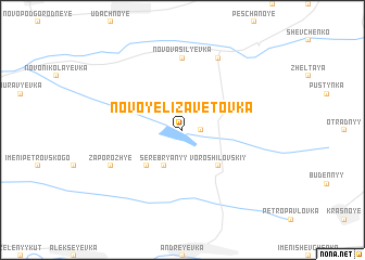 map of Novoyelizavetovka