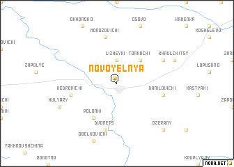 map of Novoyelʼnya