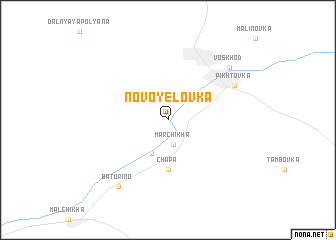 map of Novoyelovka