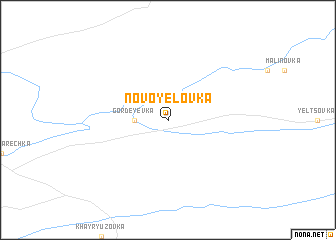 map of Novoyelovka