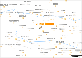 map of Novoye Malinovo