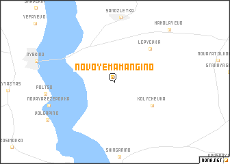 map of Novoye Mamangino