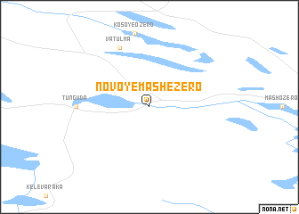 map of Novoye Mashezero