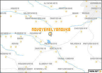 map of Novo-Yemelʼyanovka