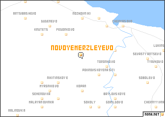 map of Novoye Merzleyevo