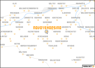 map of Novoye Morsino