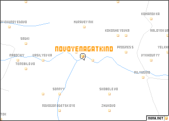 map of Novoye Nagatkino
