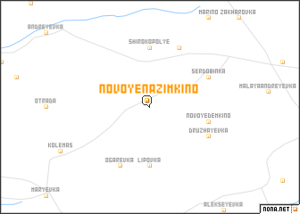 map of Novoye Nazimkino