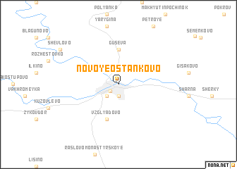 map of Novoye Ostankovo