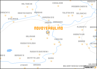 map of Novoye Paulino