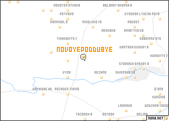 map of Novoye Poddub\