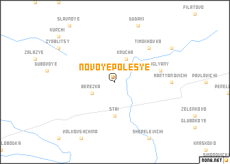 map of Novoye Polesʼye