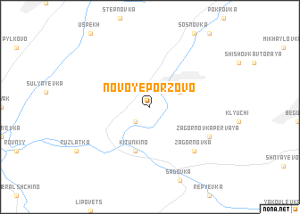 map of Novoye Porzovo