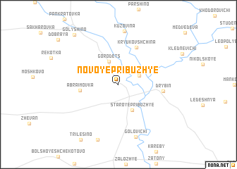 map of Novoye Pribuzhʼye