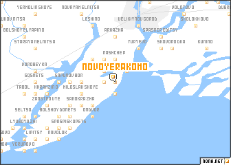 map of Novoye Rakomo