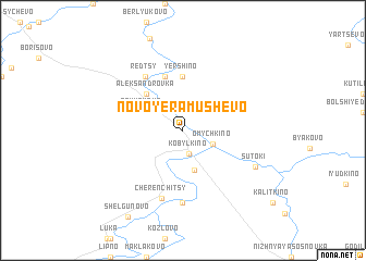 map of Novoye Ramushëvo