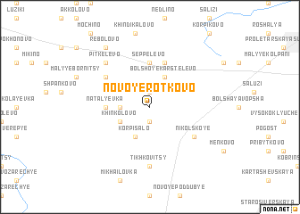 map of Novoye Rotkovo