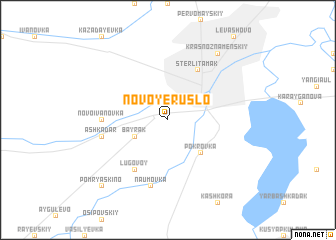 map of Novoye Ruslo