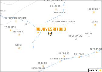 map of Novoye Saitovo