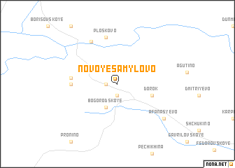 map of Novoye Samylovo