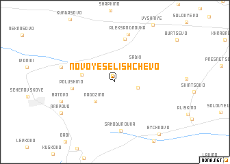 map of Novoye Selishchevo