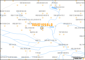 map of Novoye Selo