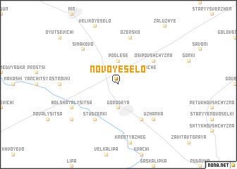 map of Novoye Selo