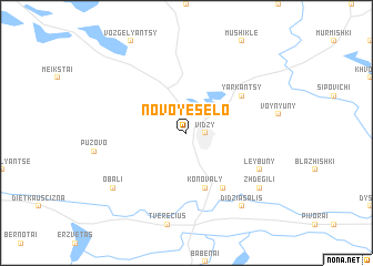 map of Novoye Selo