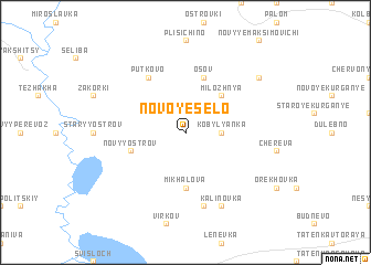 map of Novoye Selo