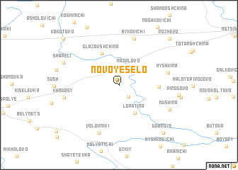 map of Novoye Selo