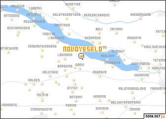 map of Novoye Selo