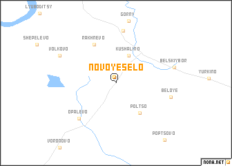 map of Novoye Selo