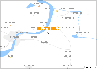 map of Novoye Selo