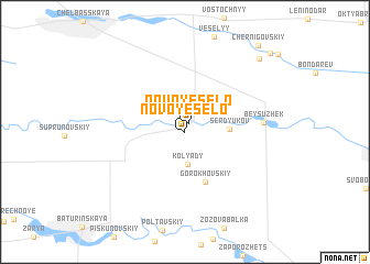 map of Novoye Selo