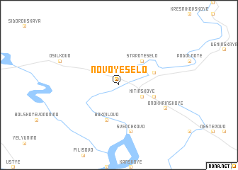 map of Novoye Selo