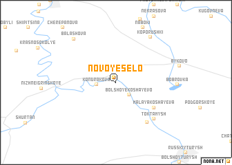 map of Novoye Selo