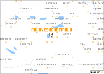 map of Novoye Shchetinovo