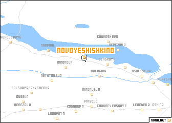 map of Novoye Shishkino