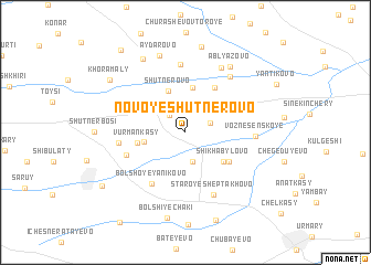 map of Novoye Shutnerovo