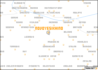 map of Novoye Sikhino