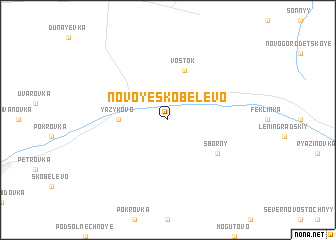 map of Novoye Skobelevo