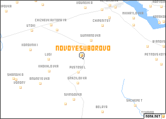 map of Novoye Suborovo