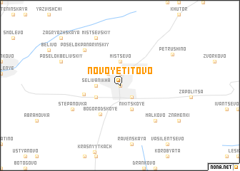 map of Novoye Titovo